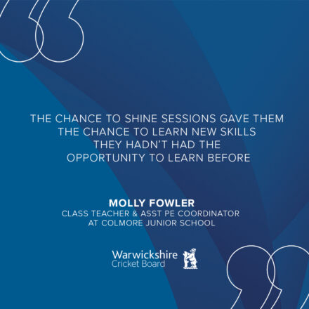 Chance to Shine Case Study 8 - Q&A with Molly Fowler, Class teacher & Assistant PE Coordinator at Colmore Junior School