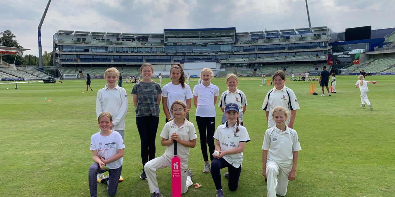 Edgbaston Stadium Recently Hosted Two Festivals for Junior Cricketers on Main Pitch